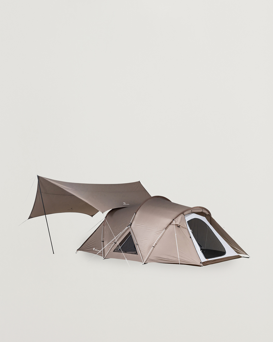 Uomini | Outdoor living | Snow Peak | Land Nest Dome Medium Tent & Tarp Set Brown