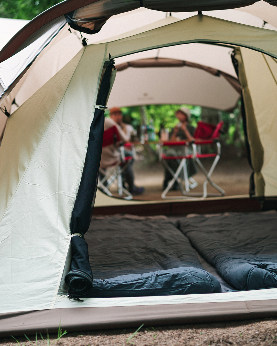 Uomini | Outdoor living | Snow Peak | Land Nest Dome Medium Tent & Tarp Set Brown