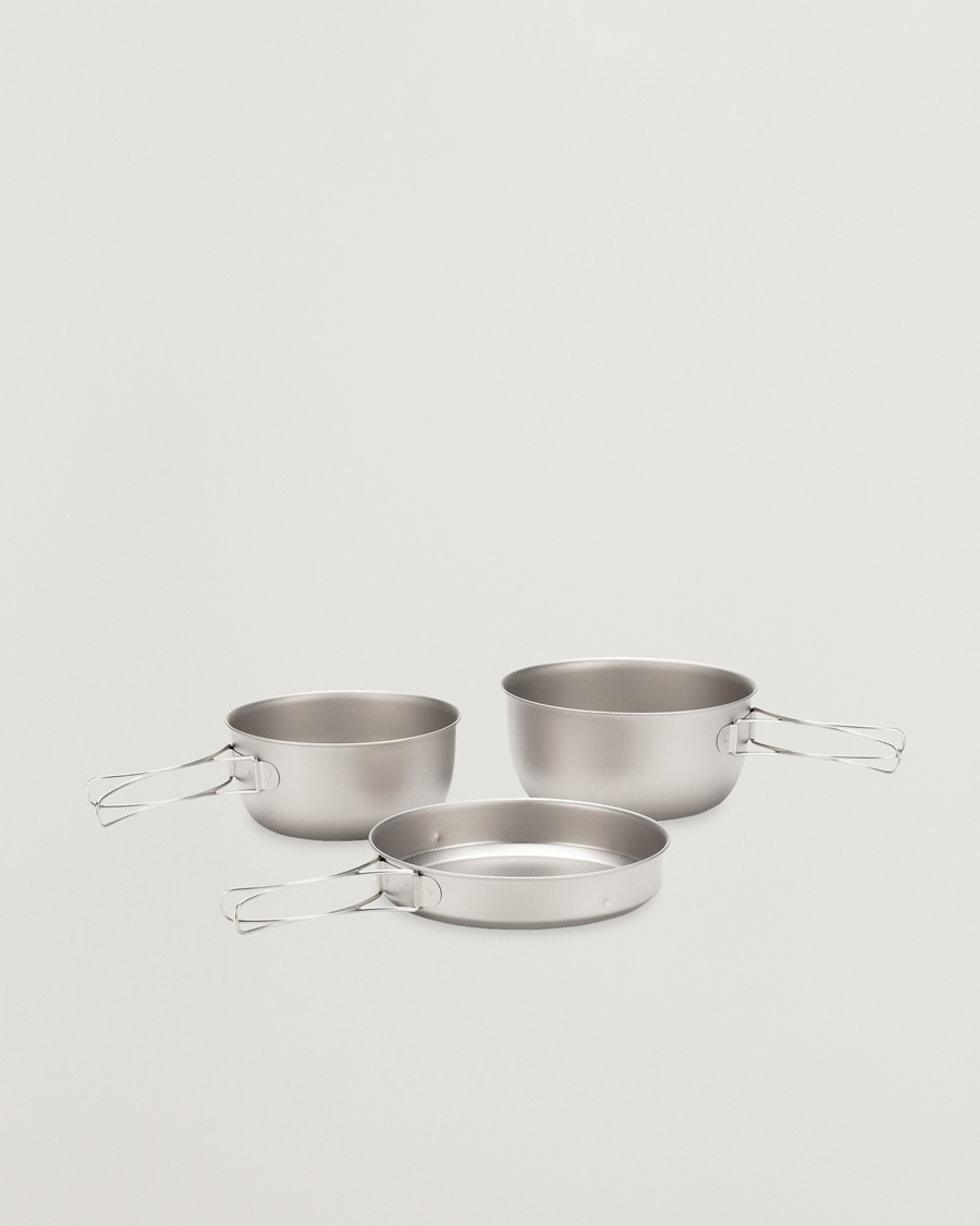 Uomini | Outdoor living | Snow Peak | 3 Piece Cookset Titanium