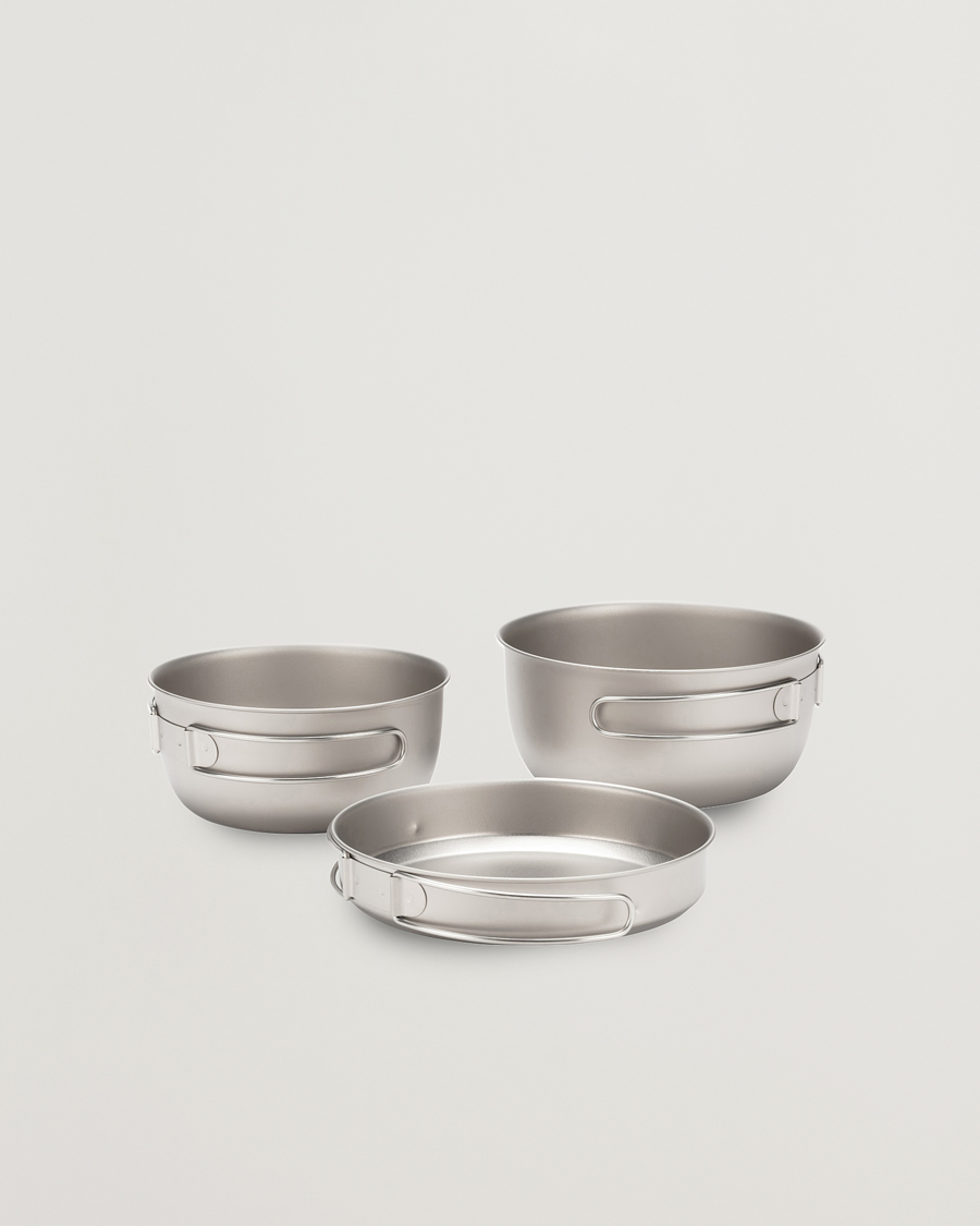 Uomini | Outdoor living | Snow Peak | 3 Piece Cookset Titanium