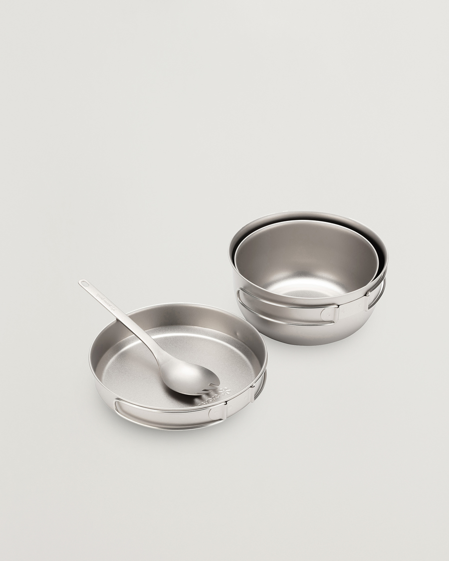 Uomini | Outdoor living | Snow Peak | 3 Piece Cookset Titanium