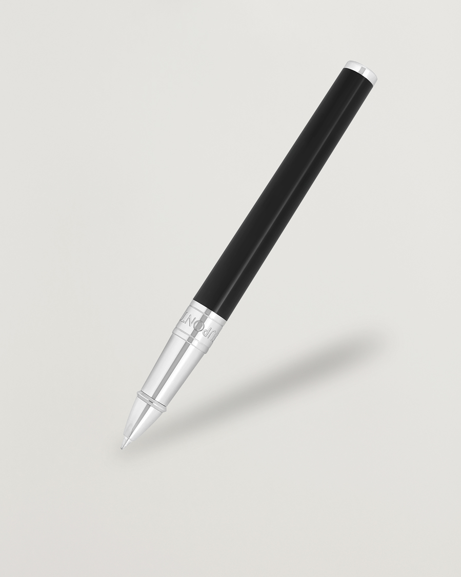 Uomini | Penne | S.T. Dupont | D-Initial Rollerball Pen Black/Chrome