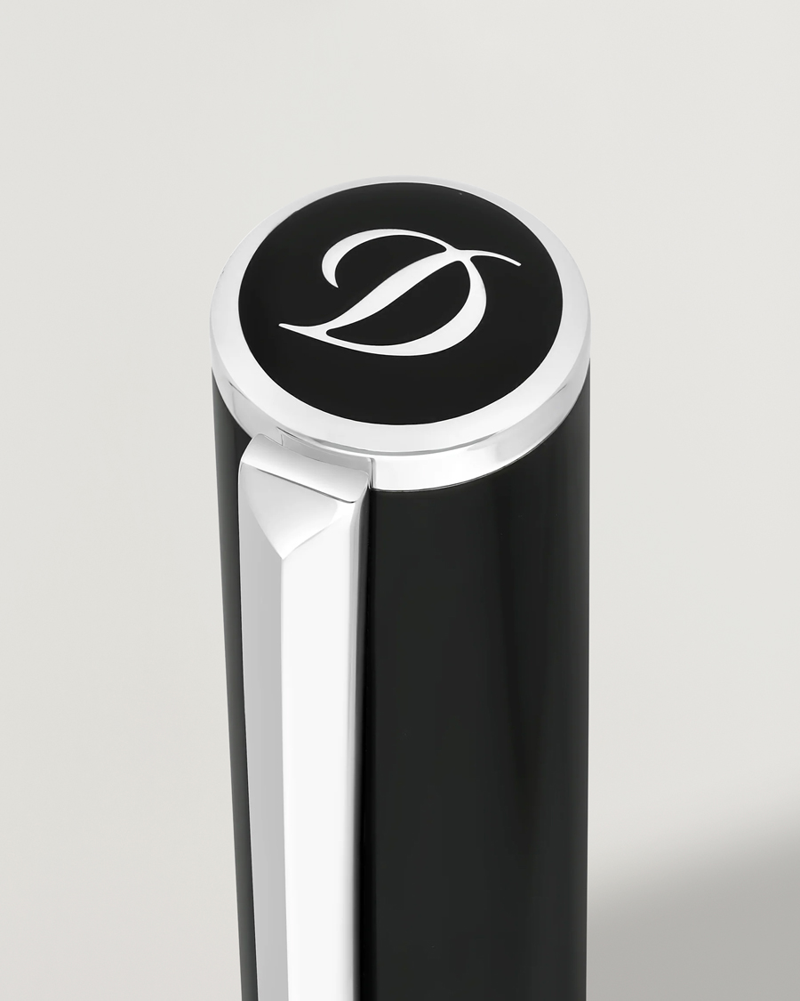 Uomini | Penne | S.T. Dupont | D-Initial Rollerball Pen Black/Chrome
