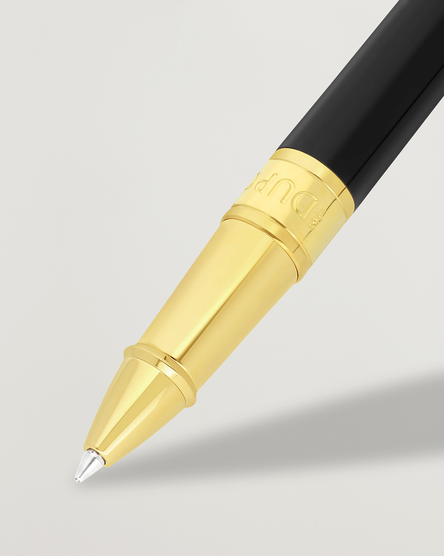 Uomini | Penne | S.T. Dupont | D-Initial Rollerball Pen Black/Golden
