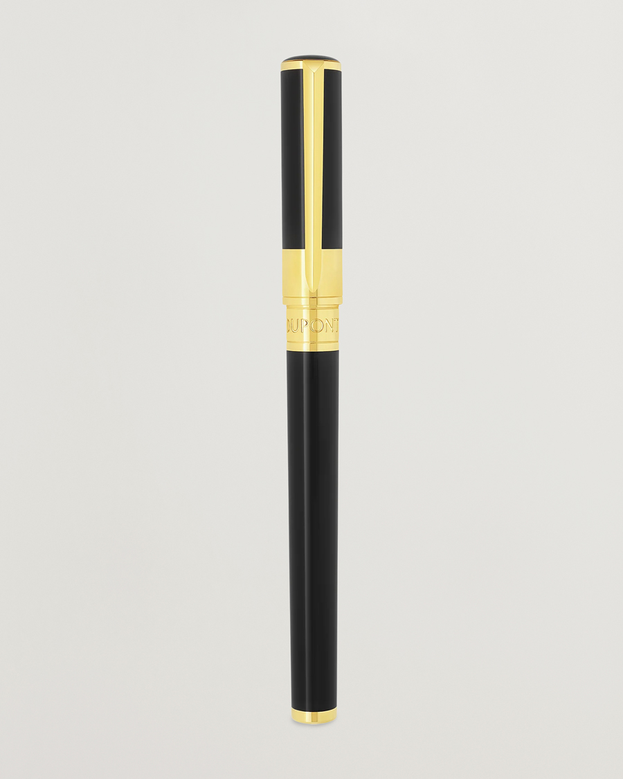 Uomini | Penne | S.T. Dupont | D-Initial Rollerball Pen Black/Golden