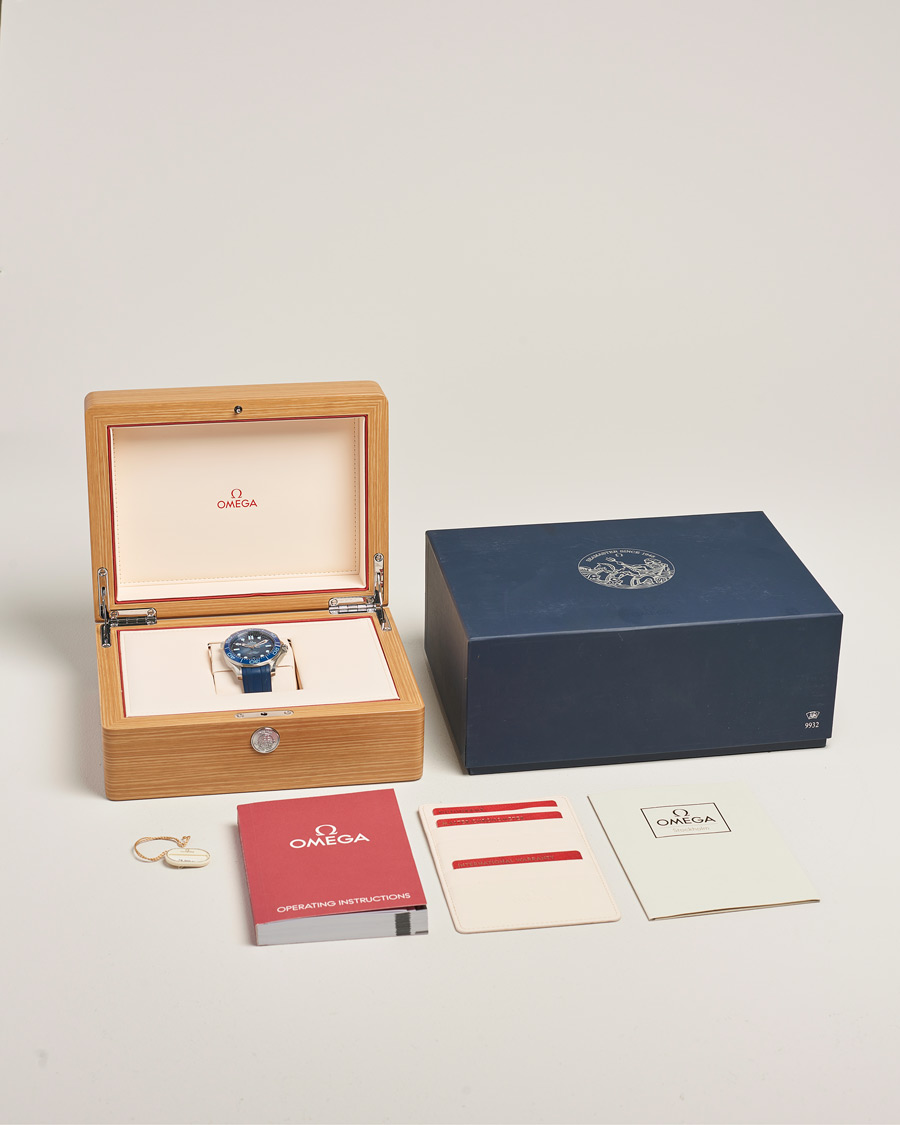 Uomini | Omega Pre-Owned Summer Blue Seamaster Diver 300m 75th | Omega Pre-Owned | Summer Blue Seamaster Diver 300m 75th