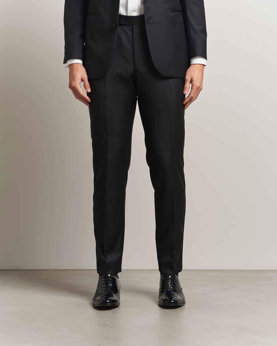 Uomini | Pantaloni | Morris | Loro Piana Tuxedo Trousers Black