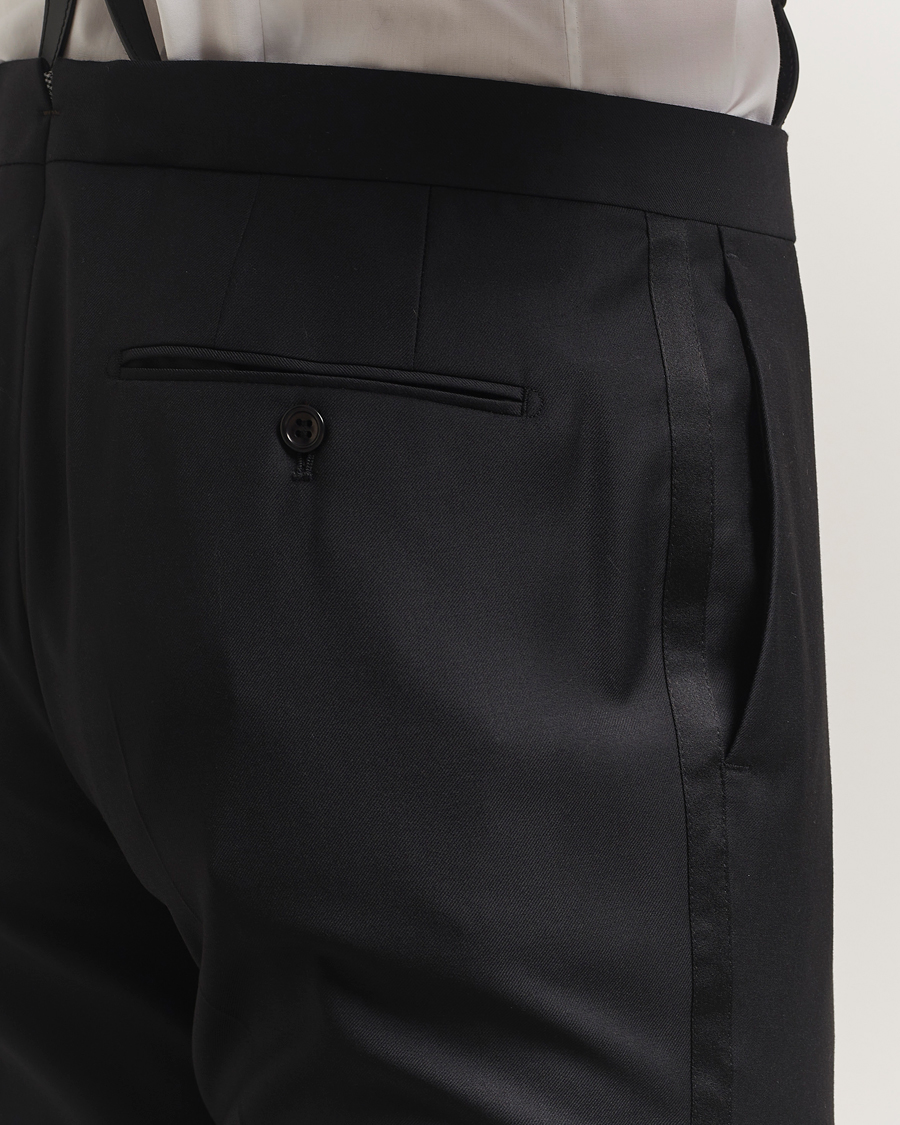 Uomini | Pantaloni | Morris | Loro Piana Tuxedo Trousers Black