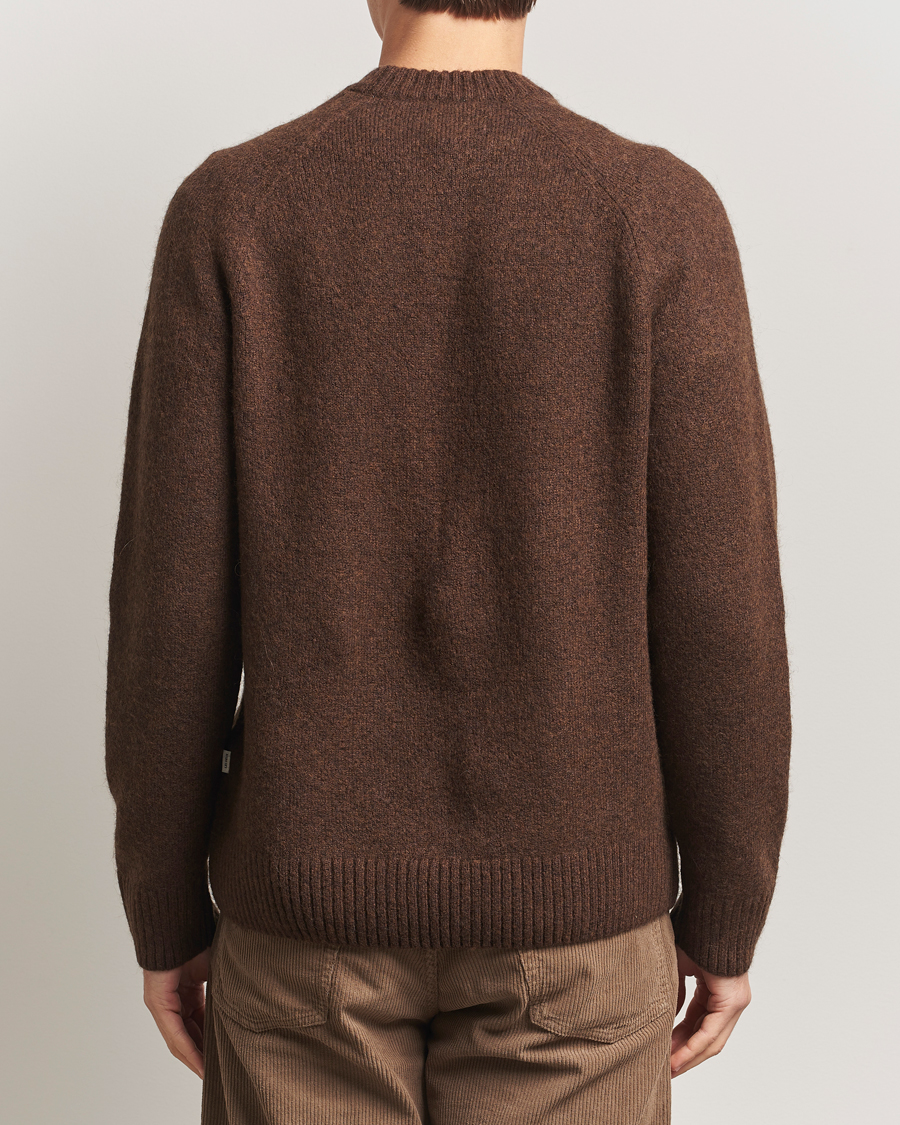 Uomini | Maglieria | LES DEUX | Gilbert Crew Neck Knit Slate Brown