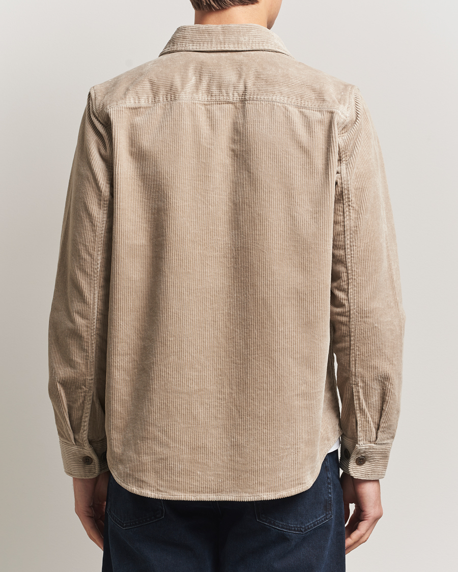Uomini | Camicie | LES DEUX | Kody Corduroy Overshirt Light Sand