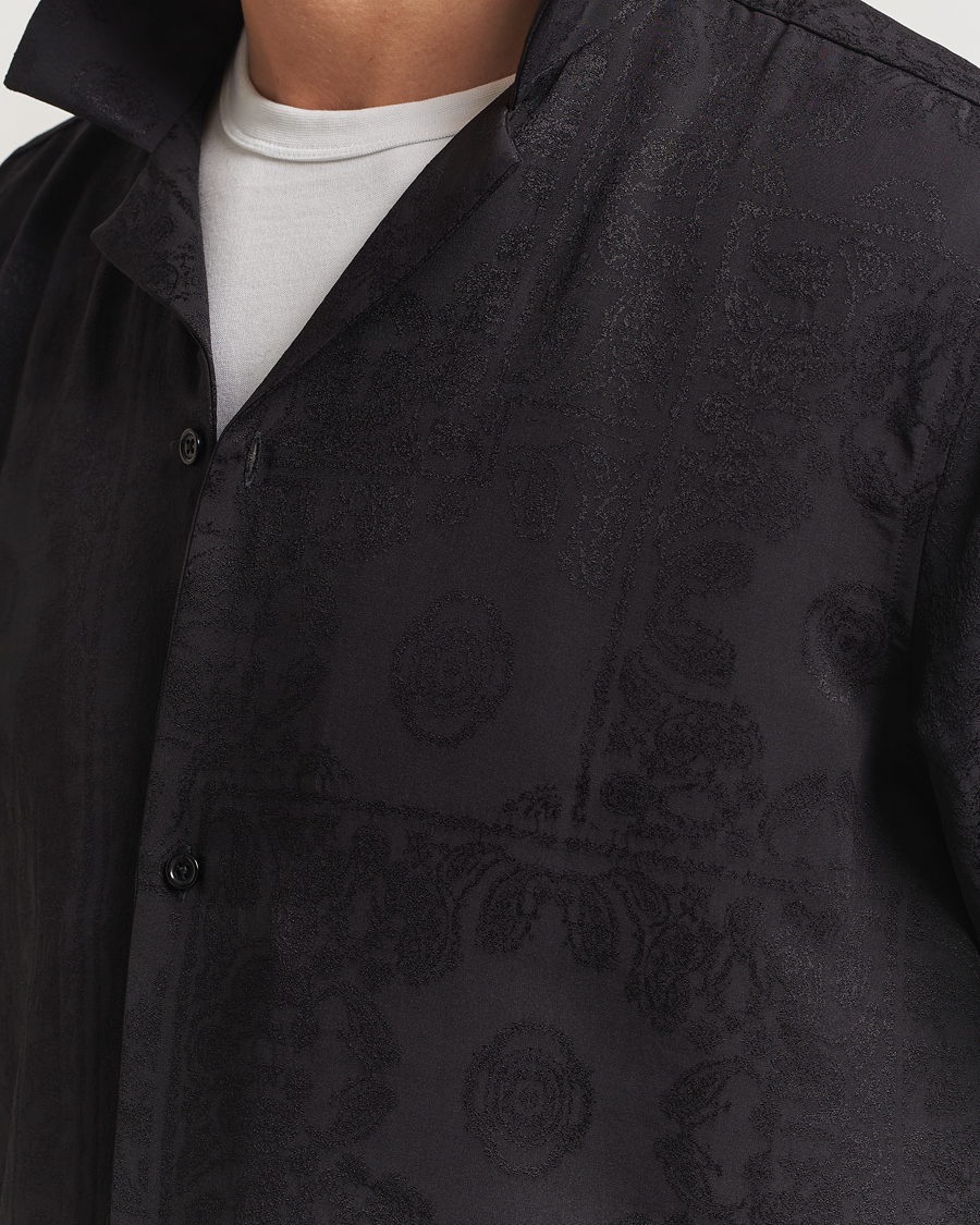 Uomini | Camicie | LES DEUX | Jasper Jaquard Shirt Black