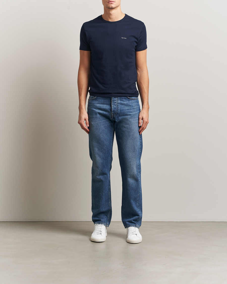 Uomini | T-shirt | Paul Smith | 3-Pack Crew Neck T-Shirt White/Black/Light Blue