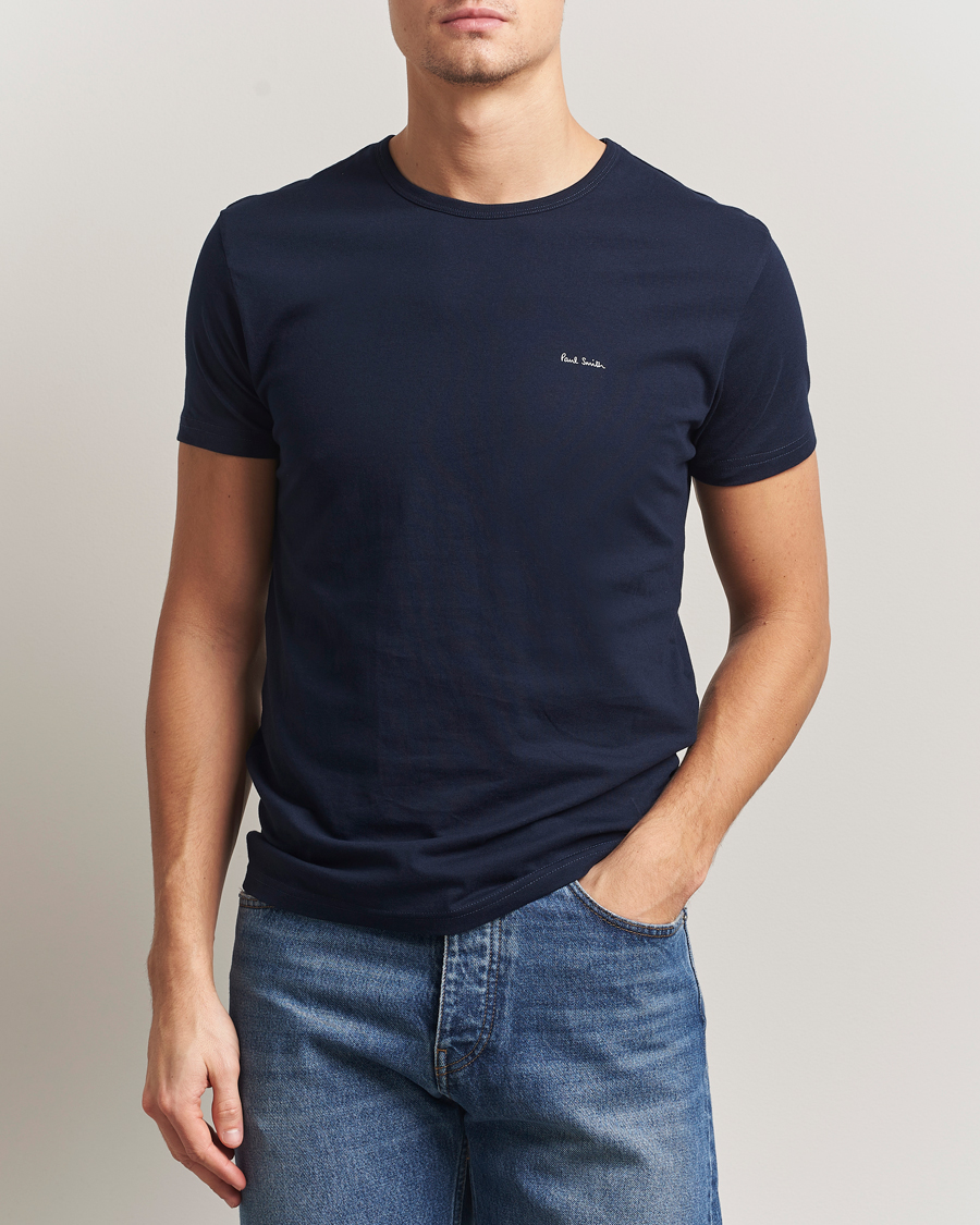 Uomini | T-shirt | Paul Smith | 3-Pack Crew Neck T-Shirt White/Black/Light Blue