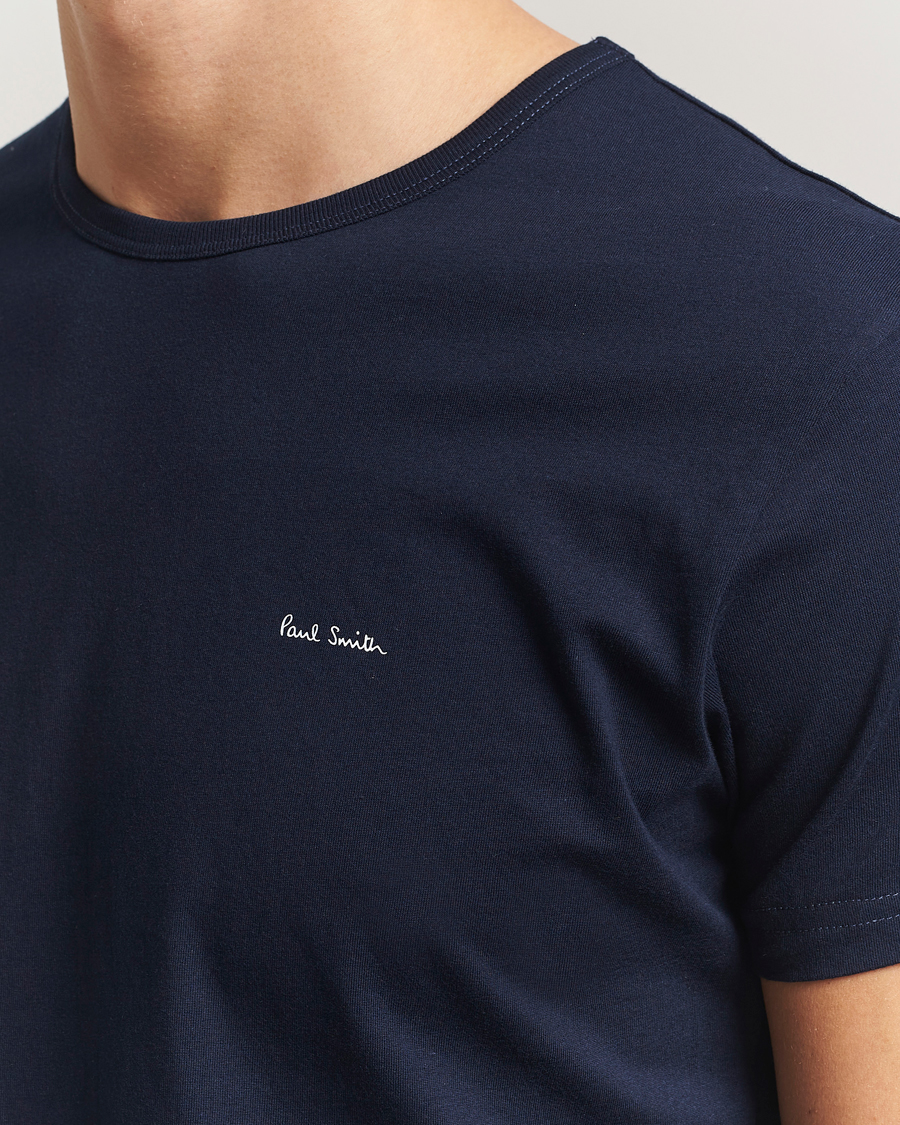 Uomini | T-shirt | Paul Smith | 3-Pack Crew Neck T-Shirt White/Black/Light Blue