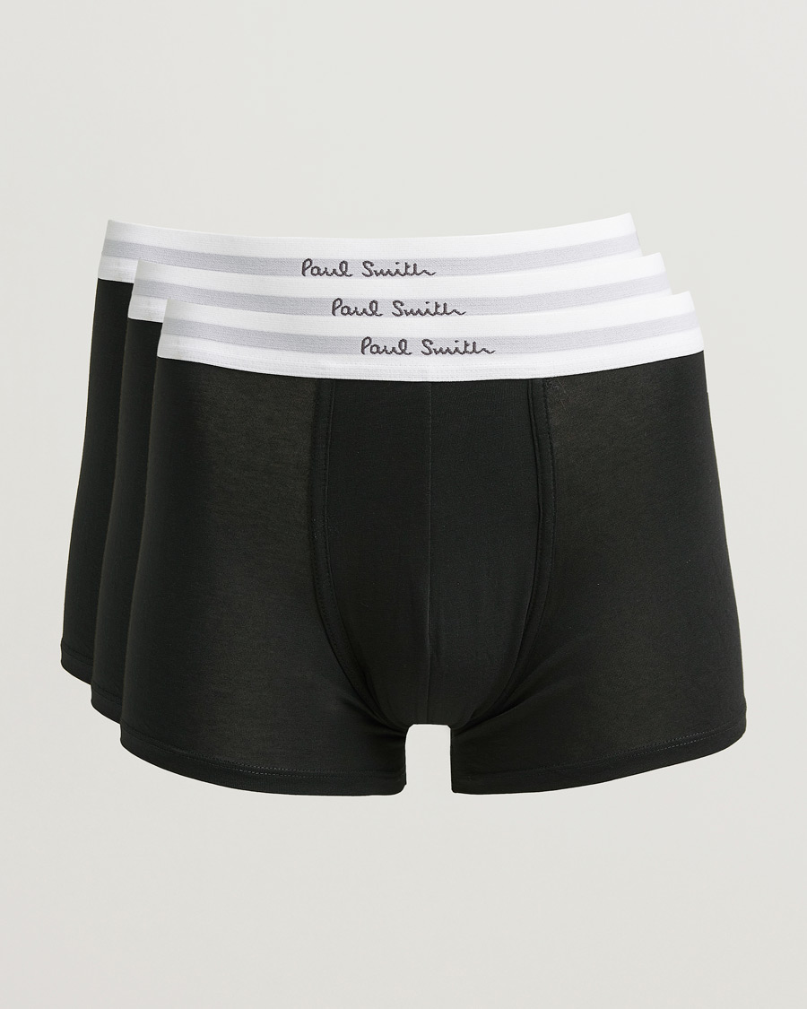Uomini | Biancheria intima | Paul Smith | 3-Pack Trunk Black