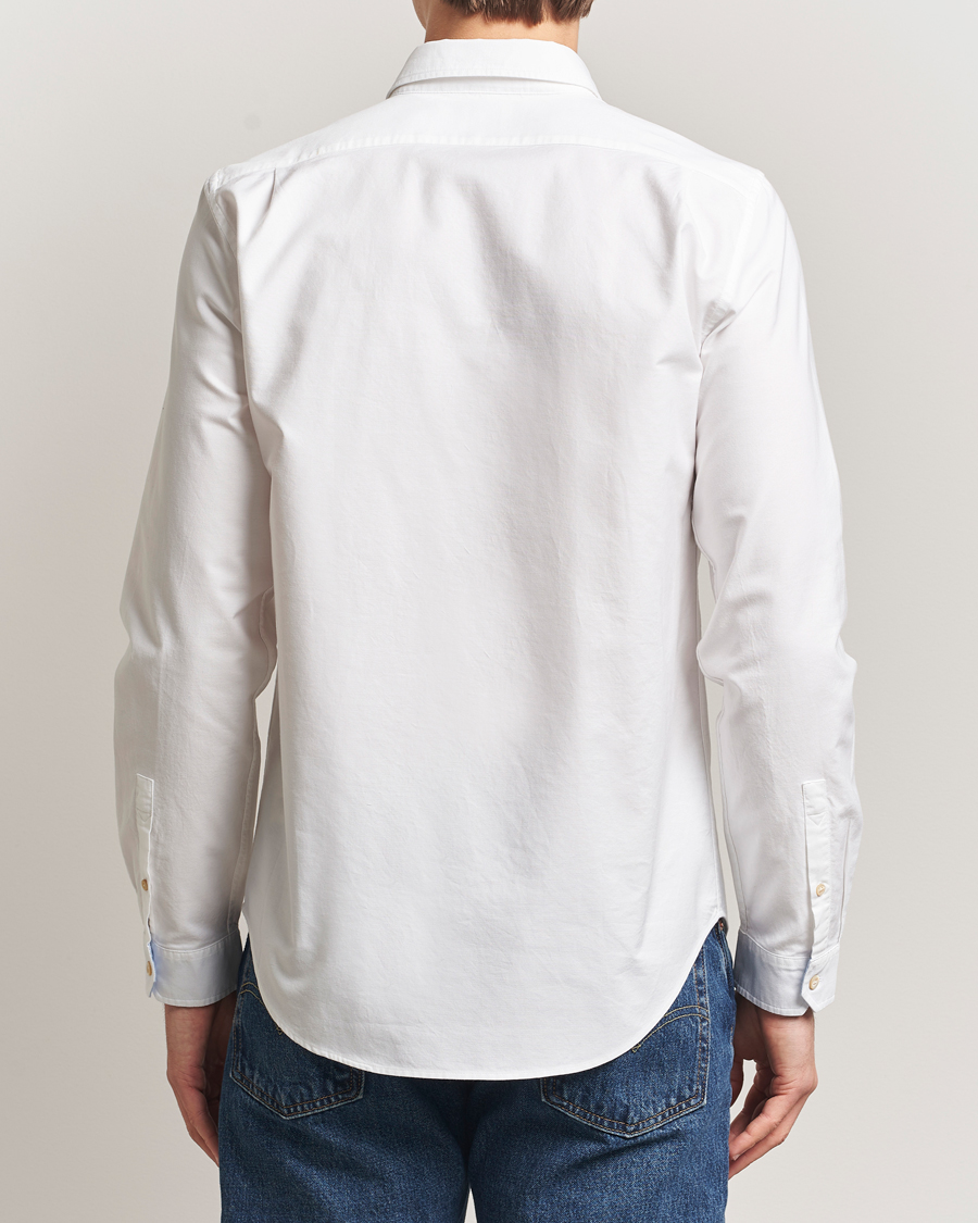 Uomini | Camicie | PS Paul Smith | Tailored Fit Embroidered Oxford Shirt White