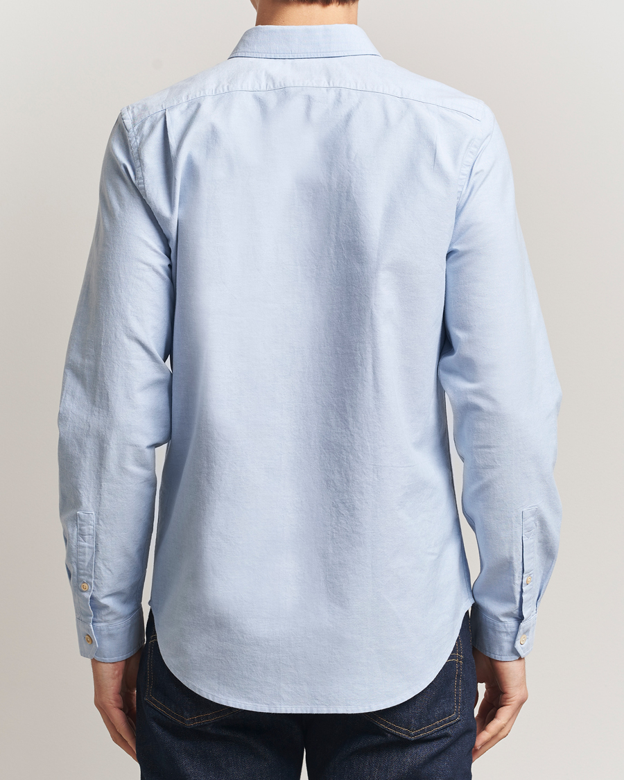 Uomini | Camicie | PS Paul Smith | Tailored Fit Embroidered Oxford Shirt Light Blue