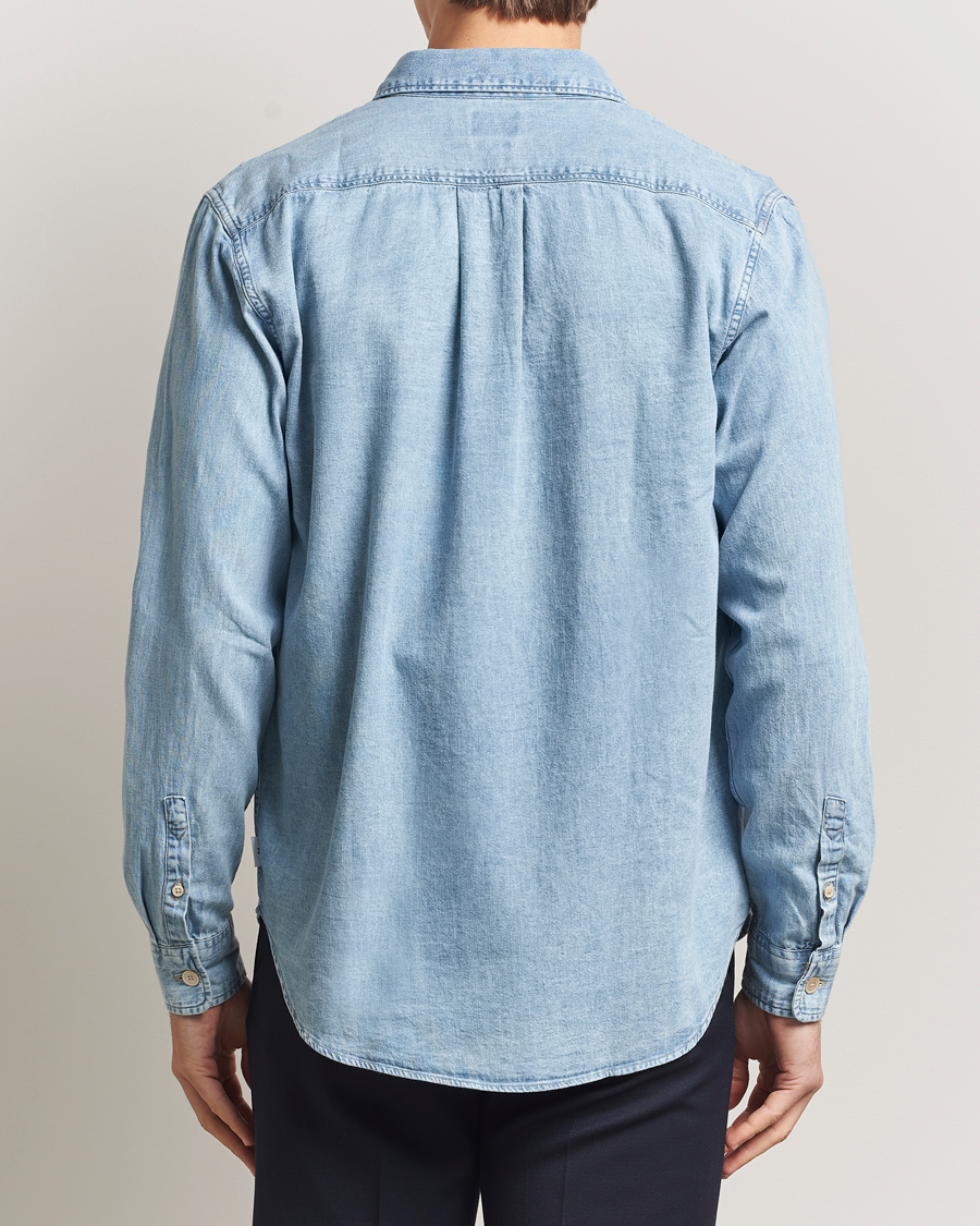 Uomini | Camicie | PS Paul Smith | Casual Fit Denim Shirt Washed Blue