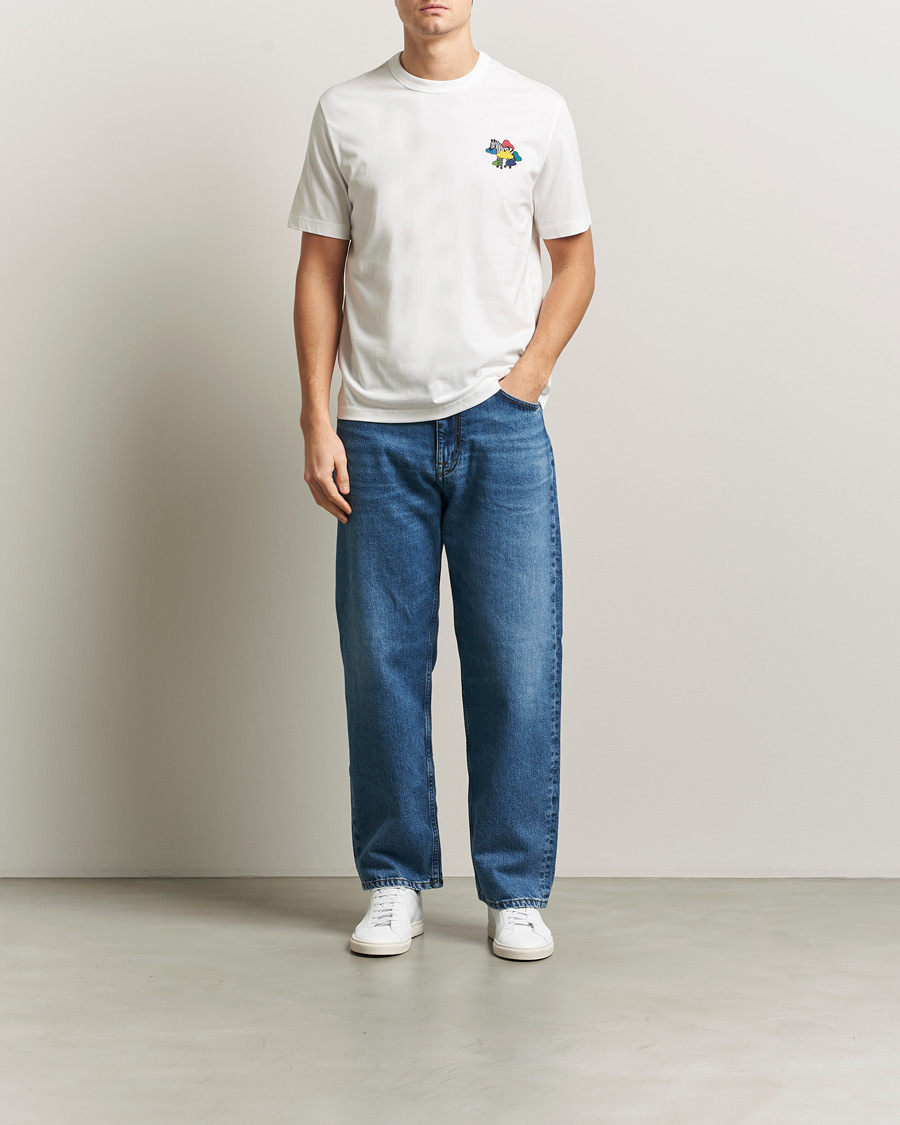 Uomini | T-shirt | PS Paul Smith | Cloud Zebra Printed T-Shirt White