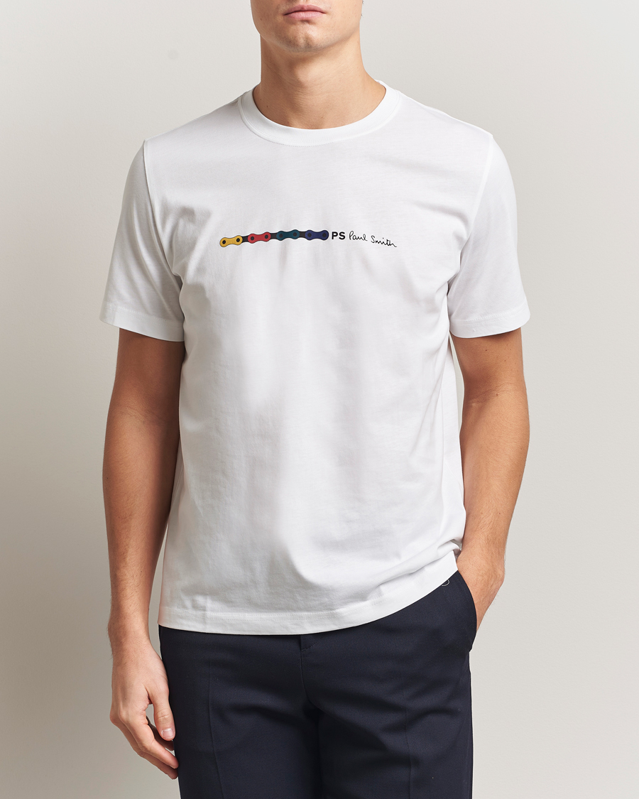 Uomini | T-shirt | PS Paul Smith | Chain Printed T-Shirt White
