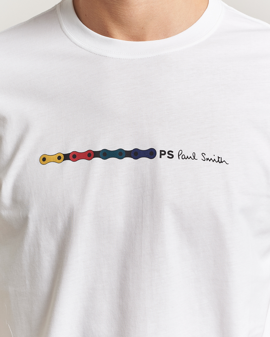 Uomini | T-shirt | PS Paul Smith | Chain Printed T-Shirt White