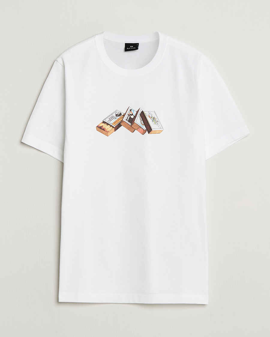 Uomini | T-shirt | PS Paul Smith | Matchboxes Printed T-Shirt White