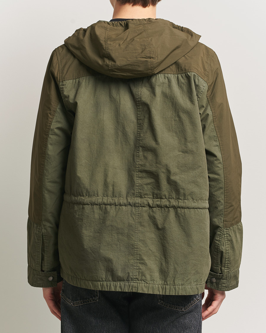 Uomini | Giacche | PS Paul Smith | Cotton Ripstop Hooded Jacket Dark Green