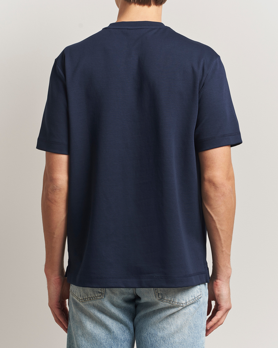 Uomini | T-shirt | PS Paul Smith | Casual Fit Happy T-Shirt Navy