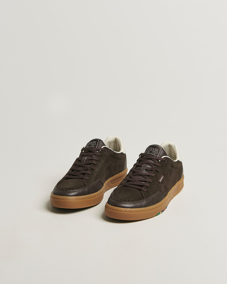 Uomini | Sneakers | PS Paul Smith | Hillstar Suede/Leather Sneaker Dark Brown