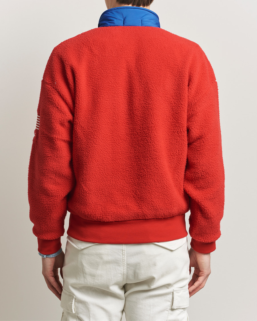 Uomini | Maglieria | Polo Ralph Lauren | Polar Half Zip USA Fleece RL 2000 Red