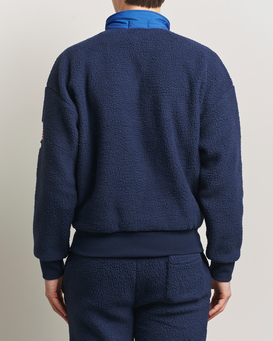 Uomini | Maglieria | Polo Ralph Lauren | Polar Half Zip USA Fleece Refined Navy