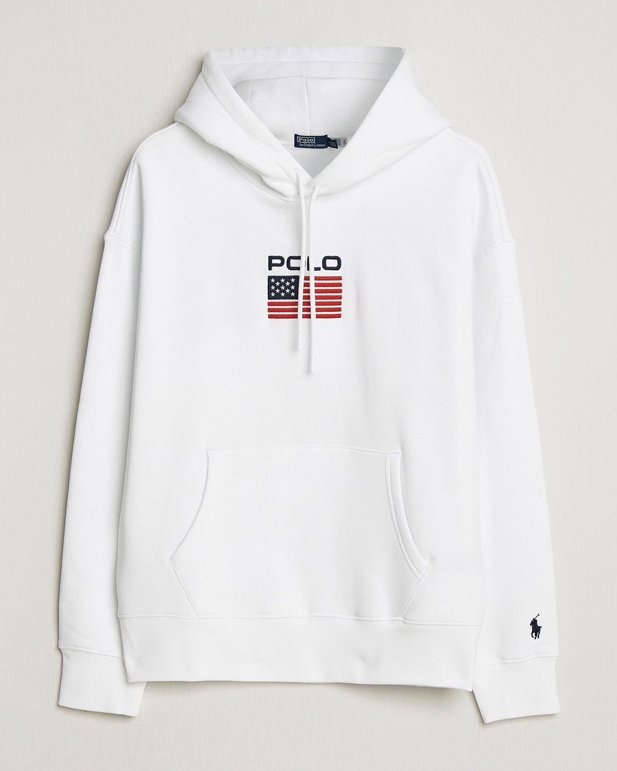 Uomini | Maglieria | Polo Ralph Lauren | USA Hoodie White