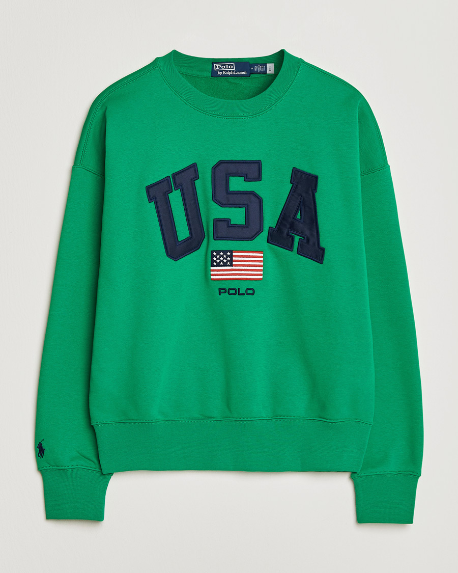 Uomini | Maglieria | Polo Ralph Lauren | USA Sweatshirt Billiard Green
