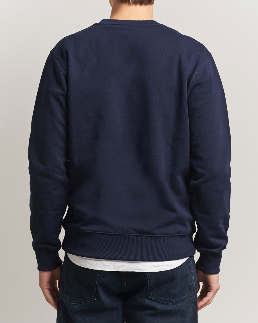 Uomini | Maglieria | Drôle de Monsieur | Classic Slogan Sweatshirt Navy