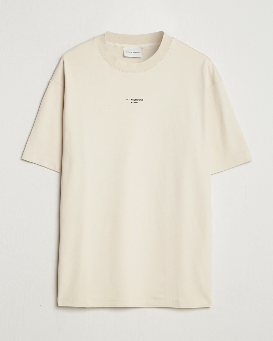 Uomini | T-shirt | Drôle de Monsieur | Classic Slogan T-Shirt Mastic