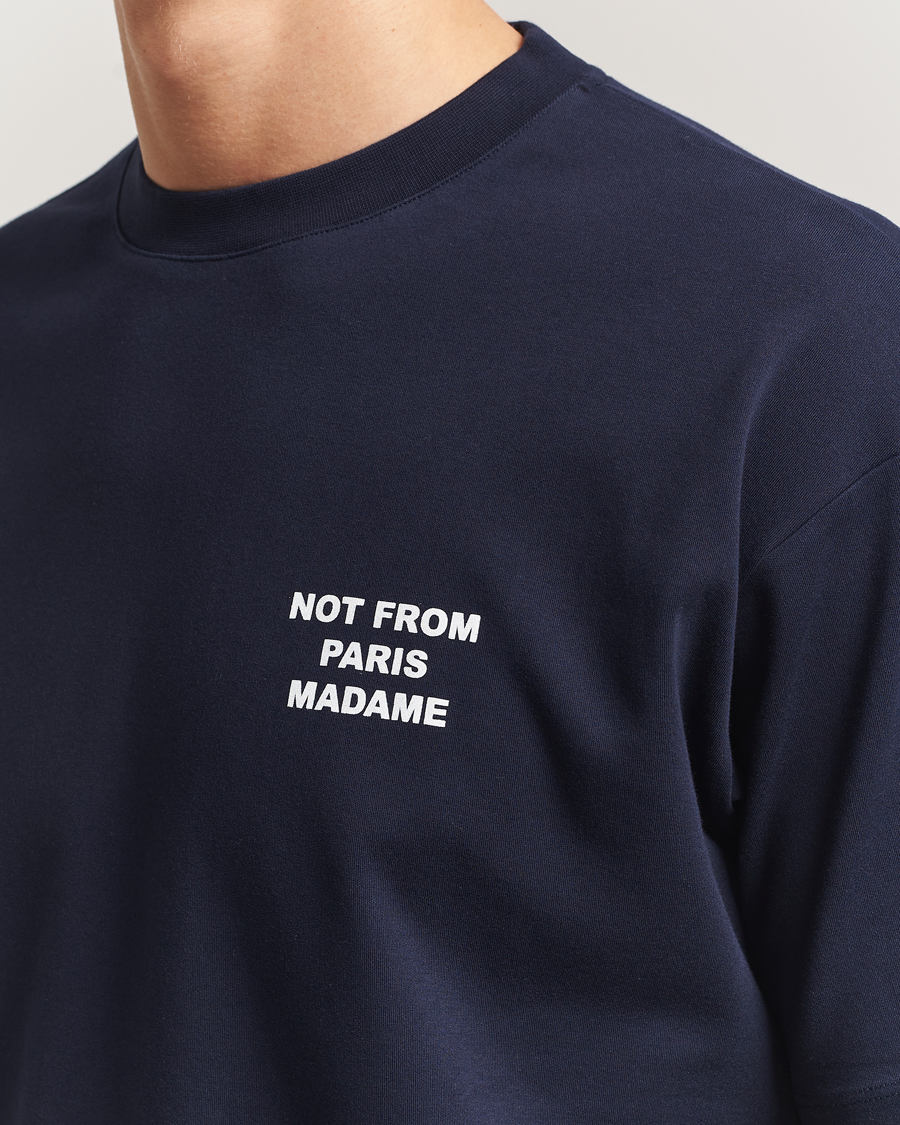 Uomini | T-shirt | Drôle de Monsieur | Slogan T-Shirt Navy