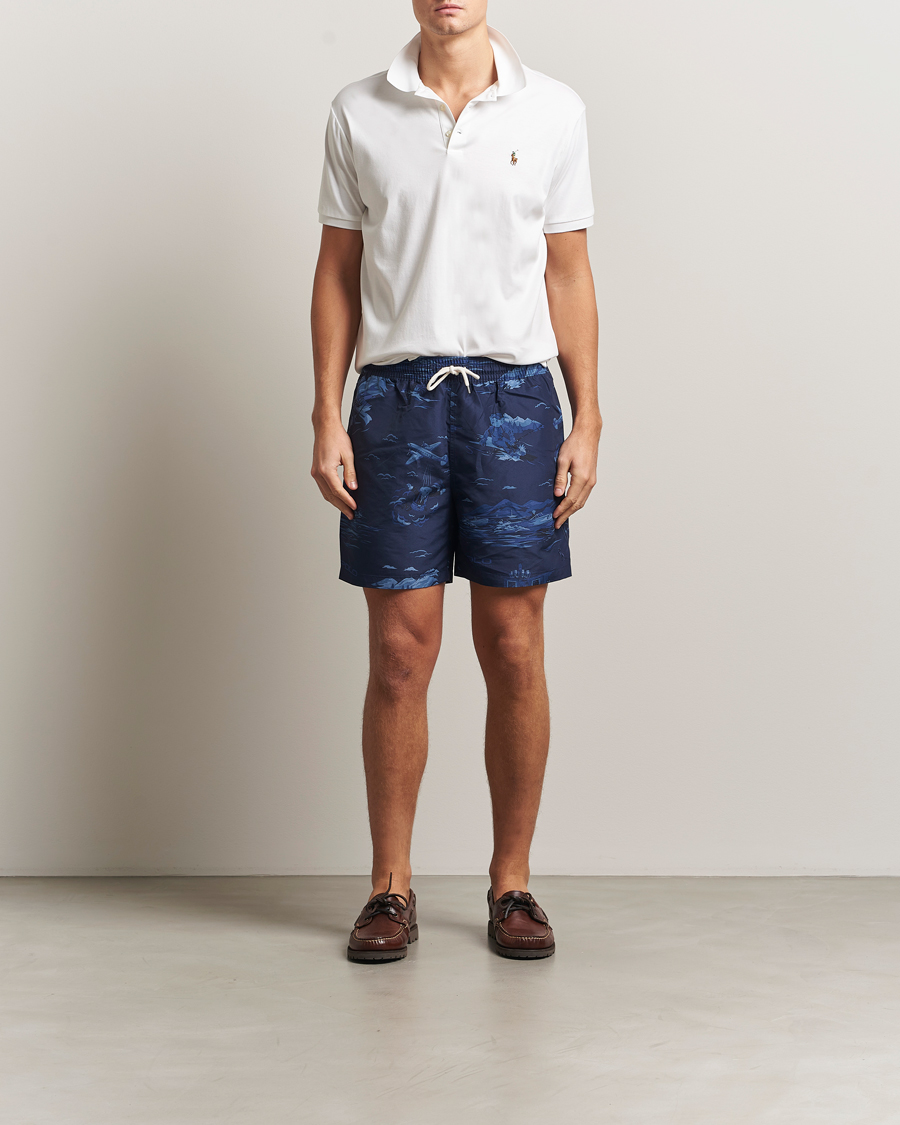 Uomini | Costumi da bagno | Polo Ralph Lauren | Traveler Printed Mid Trunk Spy Bear