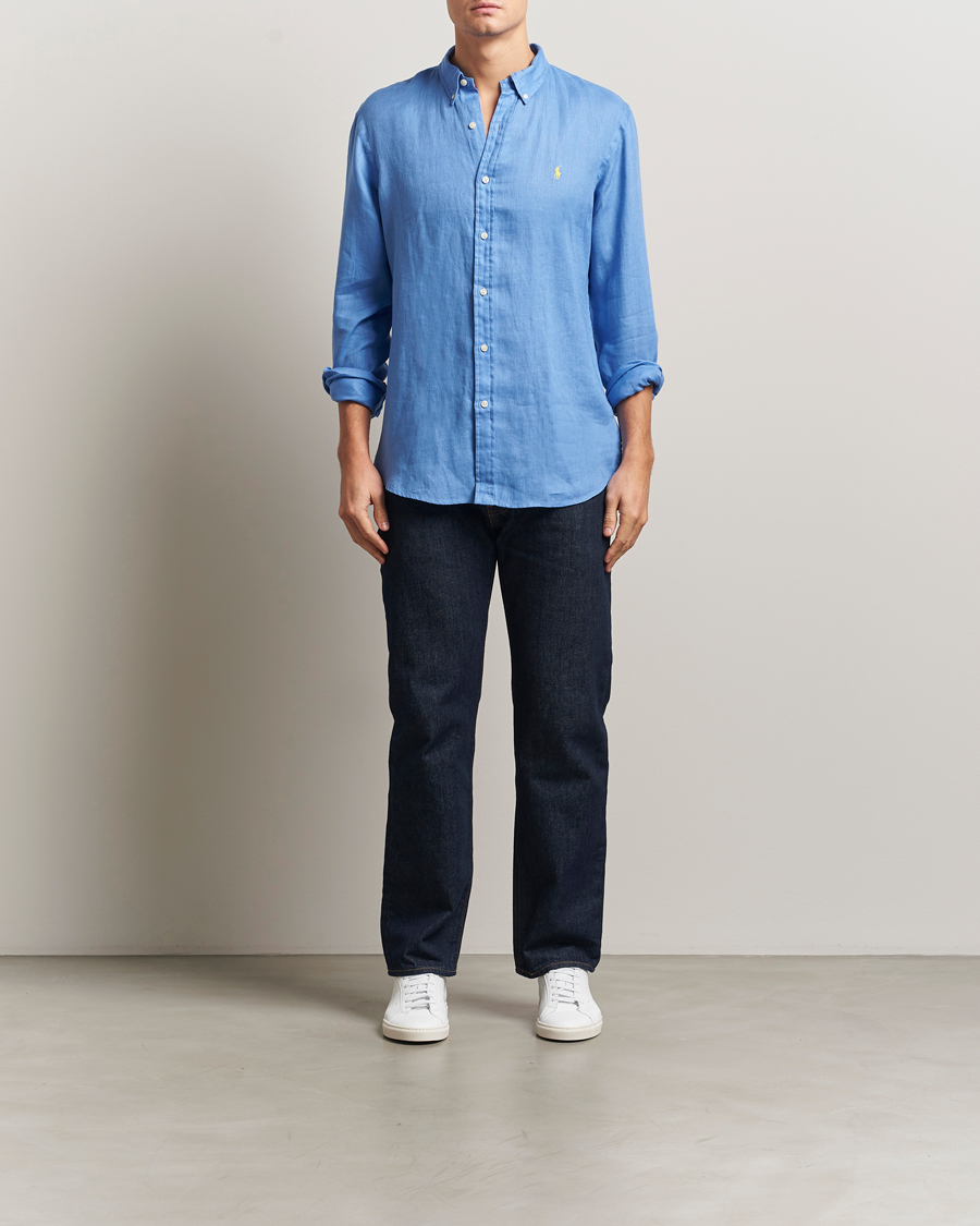 Uomini | Camicie | Polo Ralph Lauren | Slim Fit Linen Shirt Harbour Island