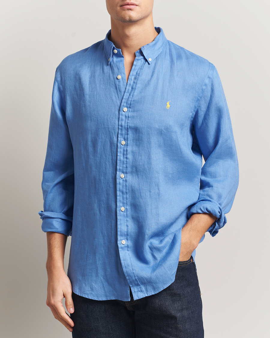 Uomini | Camicie | Polo Ralph Lauren | Slim Fit Linen Shirt Harbour Island