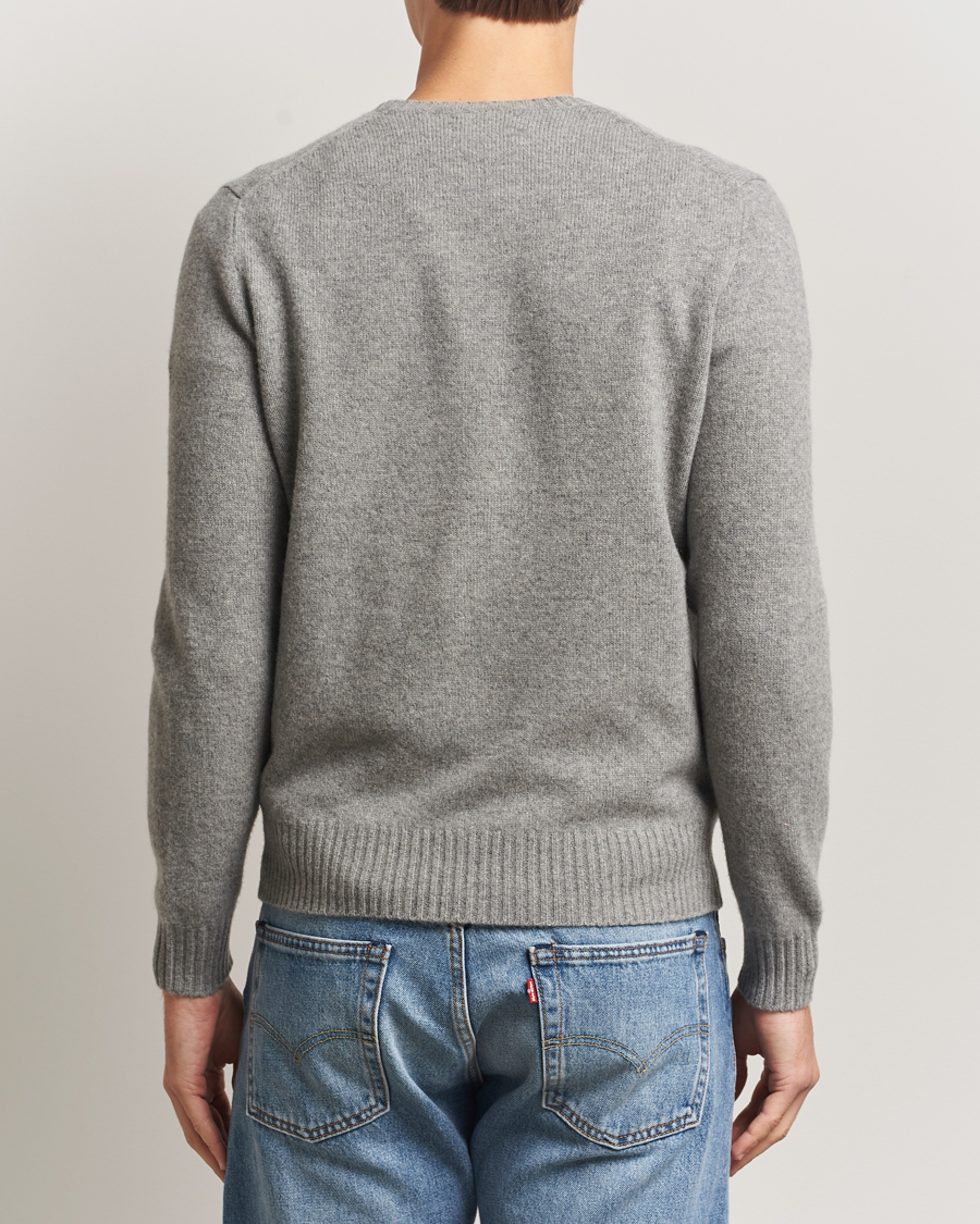 Uomini | Maglieria | Polo Ralph Lauren | Wool/Cashmere Crew Neck Fawn Grey Heather