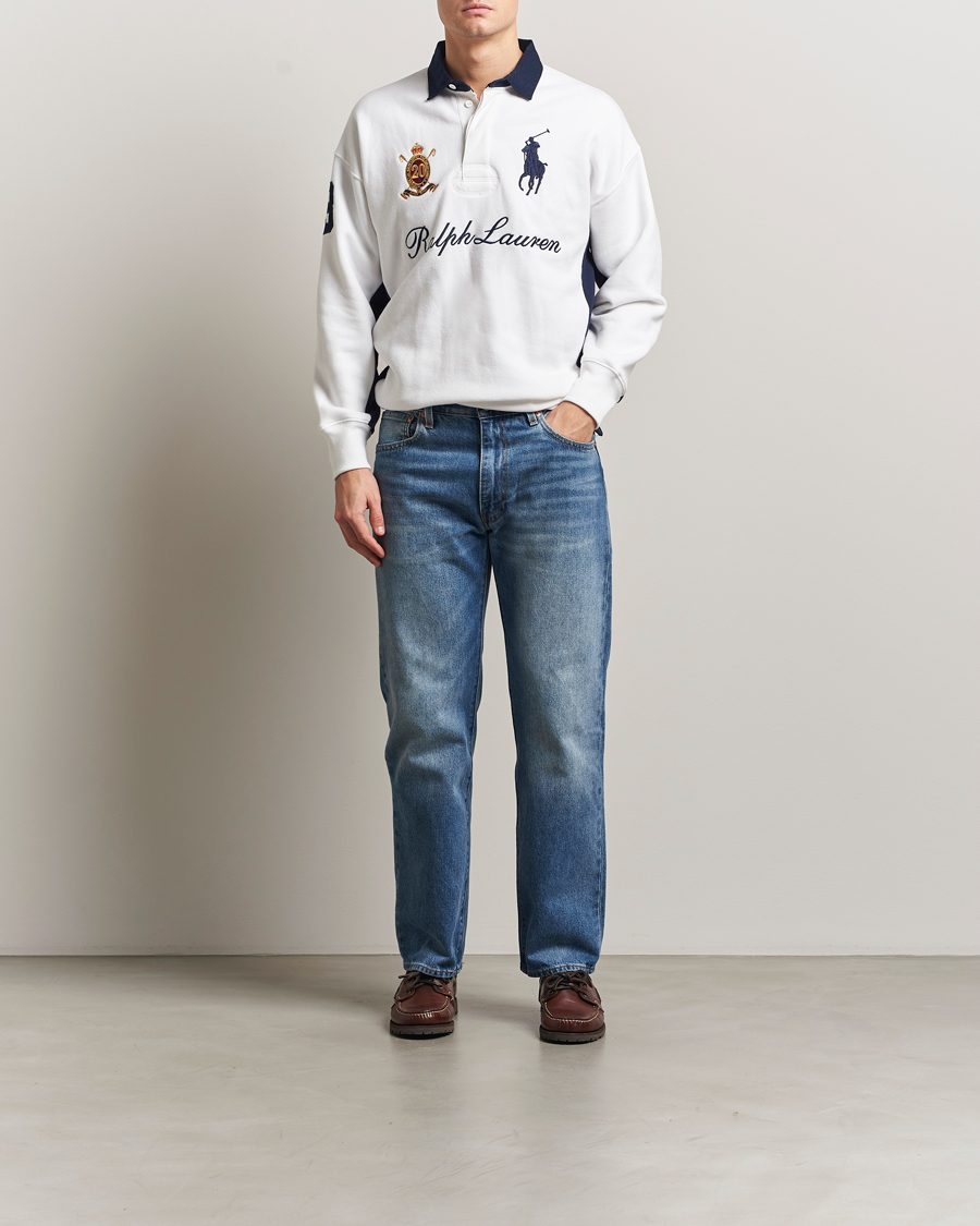 Uomini | Maglieria | Polo Ralph Lauren | Big Pony Rugby Sweater White