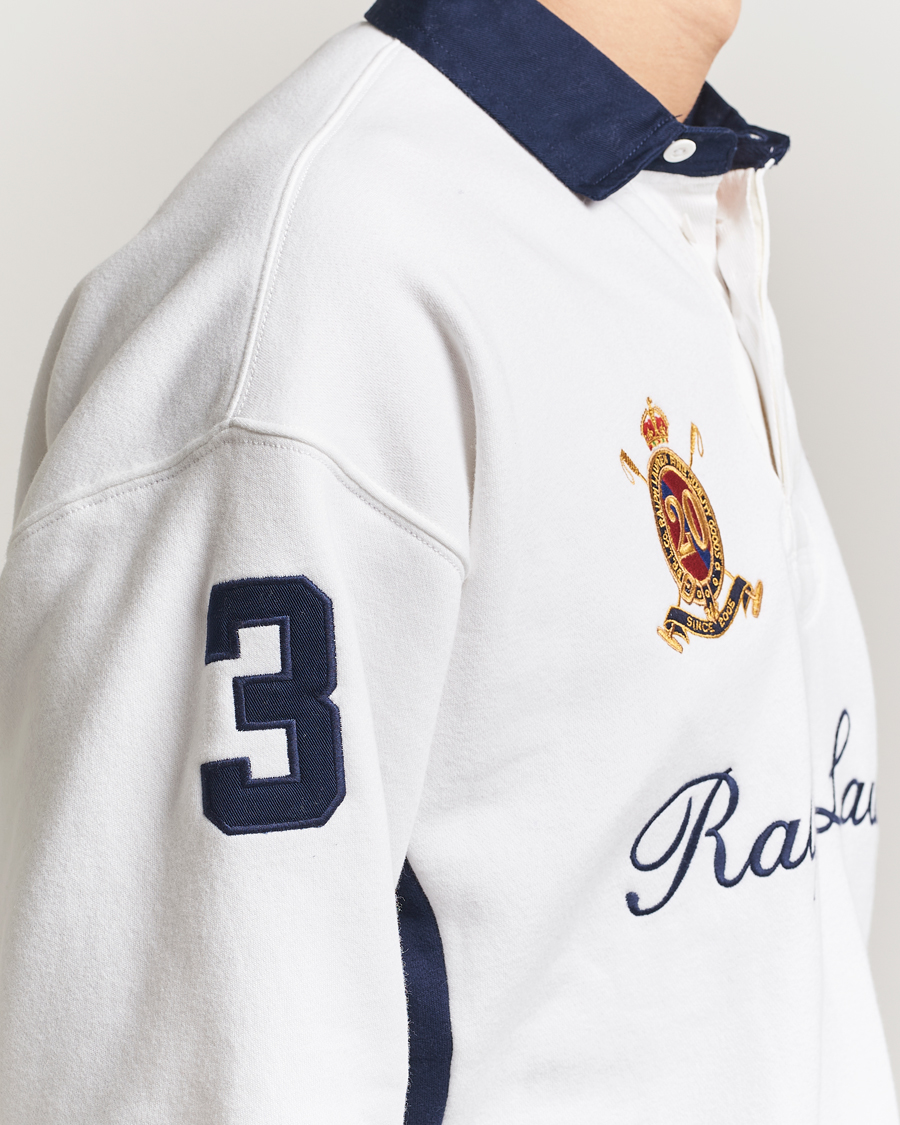 Uomini | Maglieria | Polo Ralph Lauren | Big Pony Rugby Sweater White
