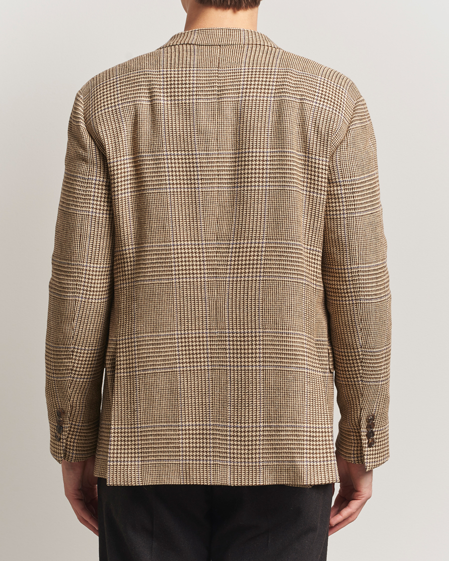 Uomini | Blazers | Polo Ralph Lauren | DB Wool Prince of Wales Blazer Sand/Brown