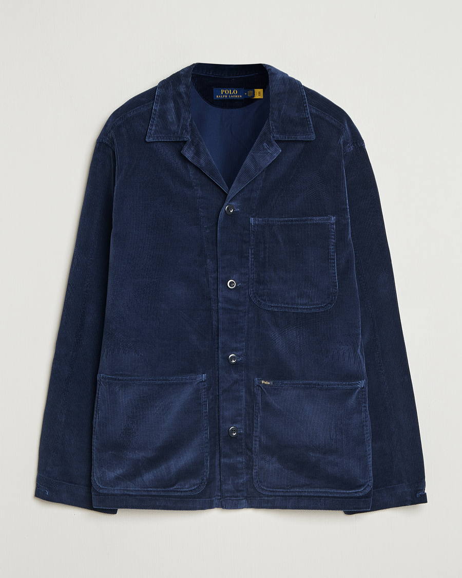 Uomini | Camicie | Polo Ralph Lauren | Corduroy 10W Overshirt Newport Navy