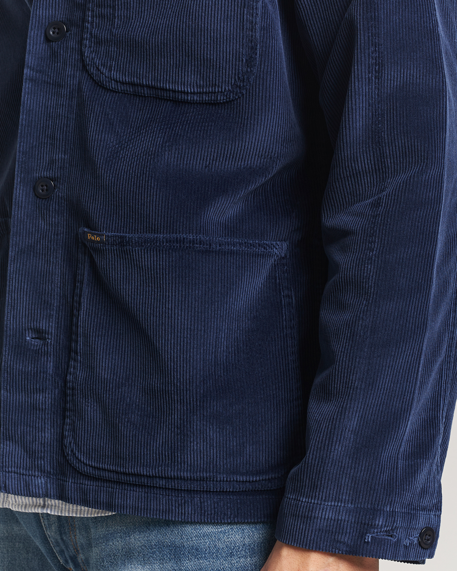 Uomini | Camicie | Polo Ralph Lauren | Corduroy 10W Overshirt Newport Navy