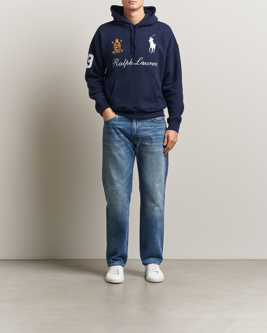 Uomini | Maglieria | Polo Ralph Lauren | Big Pony Hoodie Cruise Navy