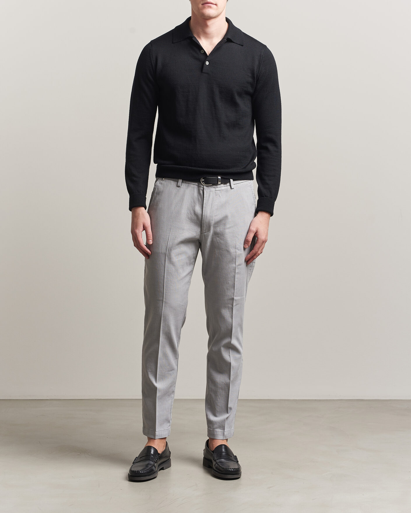 Uomini | Pantaloni | BOSS BLACK | Kaiton Structured Chinos Silver