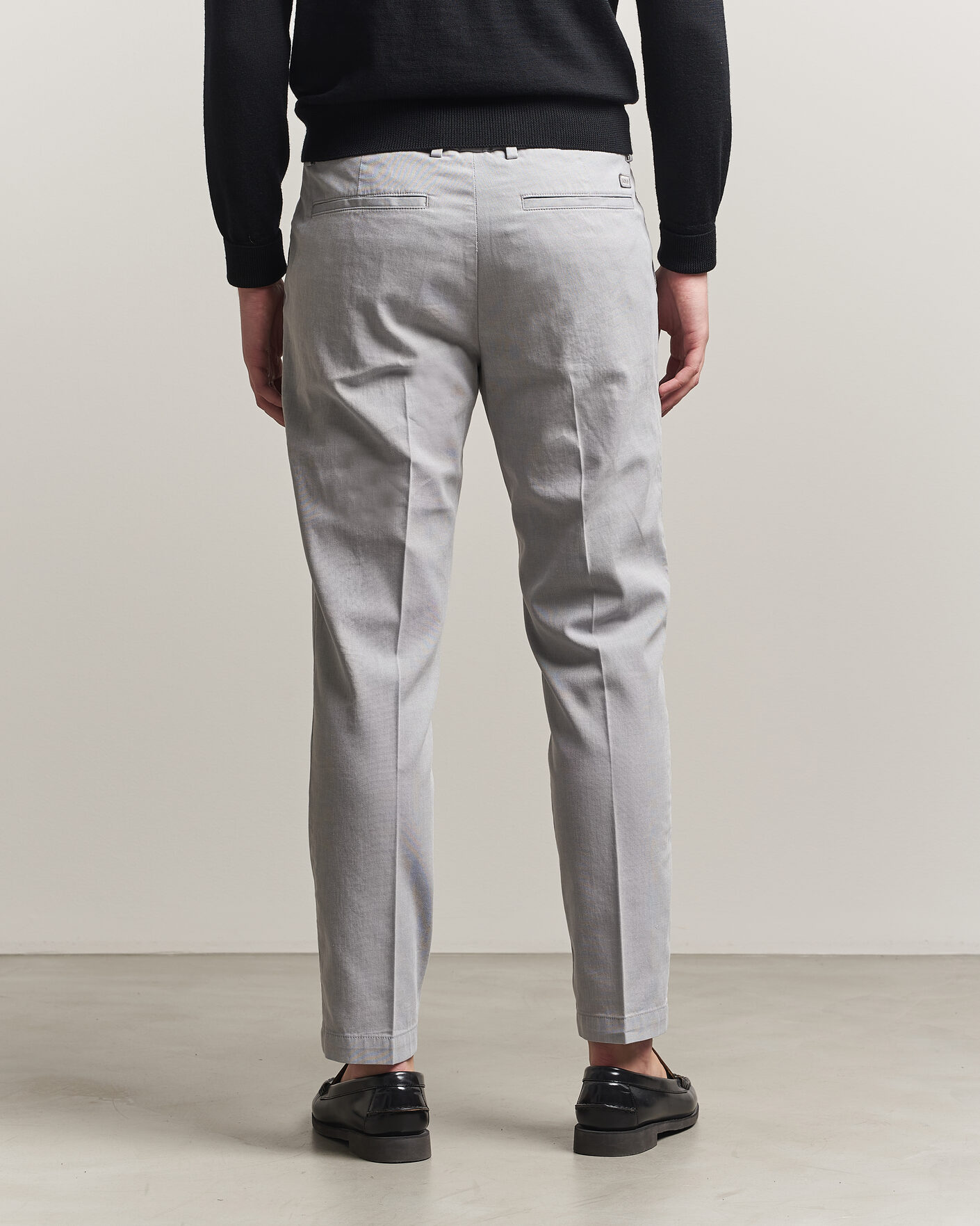 Uomini | Pantaloni | BOSS BLACK | Kaiton Structured Chinos Silver