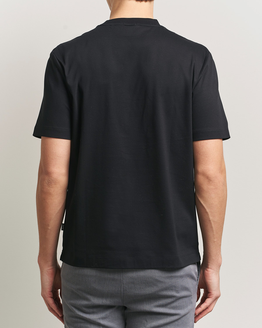 Uomini | T-shirt | BOSS BLACK | Taut Regular Fit T-Shirt Black