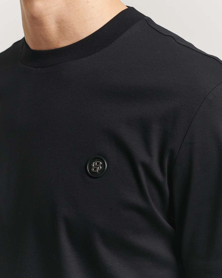 Uomini | T-shirt | BOSS BLACK | Taut Regular Fit T-Shirt Black